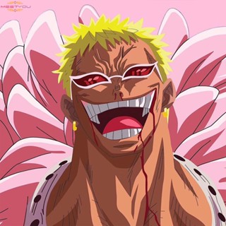 แว่นตากันแดด คอสเพลย์ One Piece Doflamingo ป้องกันรังสียูวี ขนาดเล็ก เหมาะกับปาร์ตี้ สําหรับผู้หญิง