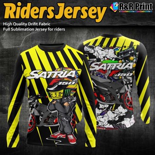 Raider เสื้อกีฬาแขนยาว ลาย fi 150 สไตล์ไทย สําหรับผู้ขับขี่จักรยาน yamaha