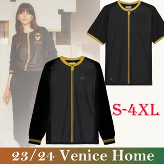 เสื้อกีฬาแขนสั้น ลายทีมชาติฟุตบอล Venice 23-24 ชุดเหย้า ไซซ์ S-4XL ชุดเหย้า สําหรับผู้ชาย