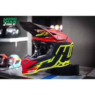 JUST1 J39 Poseidon Black Yellow Fluo Red Matt