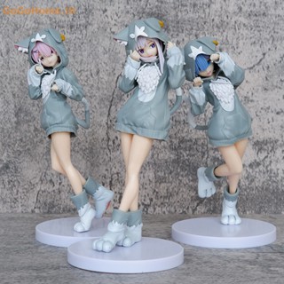 Gogo โมเดลฟิกเกอร์ อนิเมะ From Zero-Starg Life in Another World Emilia Rem Ram Puck ขนาด 20 ซม. ของเล่นสําหรับเด็ก