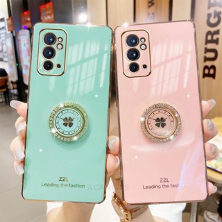 เคสโทรศัพท์มือถือซิลิโคน ทรงสี่เหลี่ยม ประดับเพชร หรูหรา สําหรับ Oneplus9 Oneplus 9 Pro 10 8 9r 8t One Plus 9 R 9pro Rt 10pro