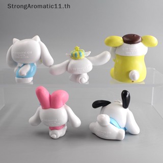 โมเดลการ์ตูน Hello Kitty Mymelody Cinnamoroll Pompom Purin Pochacco ที่แข็งแกร่ง