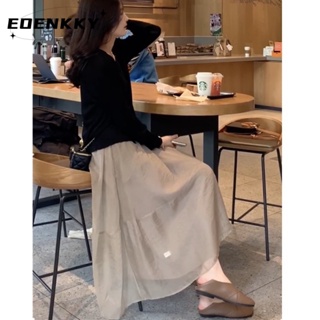 EOENKKY  กระโปรง กระโปรงยีนส์ กระโปรงกางเกง 2023 NEW Style 073108 สไตล์เกาหลี พิเศษ ทันสมัย Chic A93M1JA 36Z230909