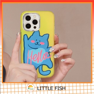 เคสโทรศัพท์มือถือ กันกระแทก ลาย Hello Cat สําหรับ iPhone 14 Pro Max 13 12 11 Pro Max