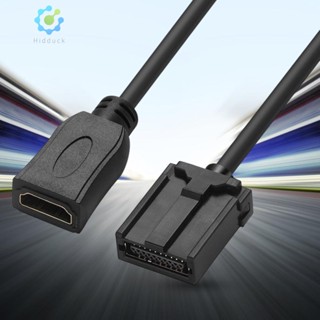 สายเคเบิลวิดีโอเสียง HDMI E Type เป็น A ตัวผู้ HD สําหรับยานพาหนะ รถบรรทุก [Hidduck.th]