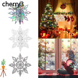 Cherry3 เกล็ดหิมะประดิษฐ์ สําหรับแขวนตกแต่งบ้าน 15 ชิ้น