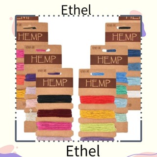 Ethel1 สายเชือกป่าน สําหรับทําเครื่องประดับ สร้อยข้อมือ