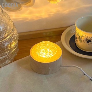 DDORIA Water Ripple Lamp USB LED Wall Ceiling Projection Decor Table Dynamic Room Light for Home