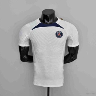 เสื้อกีฬาแขนสั้น ลายทีมชาติฟุตบอล Paris Saint-Germain 2022-2023 ชุดเหย้า สําหรับผู้ชาย และผู้หญิง