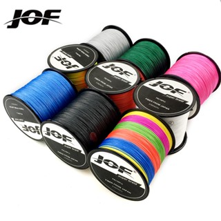 Jof สายเอ็นตกปลา แบบถัก 100% 300 ม. 500 ม. 1000 ม. 4 เส้น