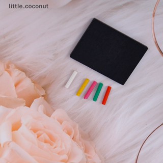 [little.coconut] ชอล์กกระดานดํา ขนาดเล็ก สําหรับตกแต่งบ้านตุ๊กตา ภูมิทัศน์ 1 ชุด