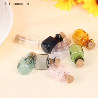 [little.coconut] ขวดโหลแก้ว ขนาดเล็ก 1:12 สําหรับตกแต่งบ้านตุ๊กตา 2 ชิ้น