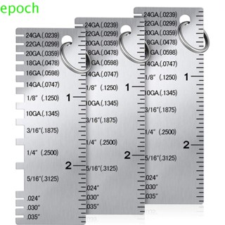 Epoch เกจวัดความหนาสายไฟ เส้นผ่าศูนย์กลาง 0-36 AWG SWG