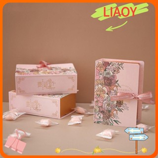 Liaoy กล่องของขวัญ กล่องของขวัญ สร้างสรรค์ DIY สําหรับใส่ของขวัญแต่งงาน 5 ชิ้น