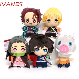 Ivanes ตุ๊กตาฟิกเกอร์ การ์ตูนอนิเมะดาบพิฆาตอสูร Kawaii Kamado Nezuko ของเล่น ของขวัญ สําหรับผู้หญิง