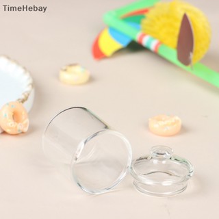 Timehebay โหลแก้วบอโรซิลิเกต ขนาดเล็ก สําหรับใส่ขนมหวาน ตกแต่งบ้านตุ๊กตา EN