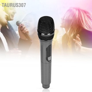  Taurus307 ไมโครโฟนไร้สายในบ้าน 1 สำหรับ 600Hz ถึง 800KHz ไมโครโฟนมือถือพร้อมหน้าจอ LED สำหรับการประชุมกลางแจ้งที่บ้าน