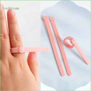 เครื่องมือวัดขนาดแหวน วัดองศายุโรป สีแดง สําหรับผู้หญิง ผู้ชาย และเด็ก