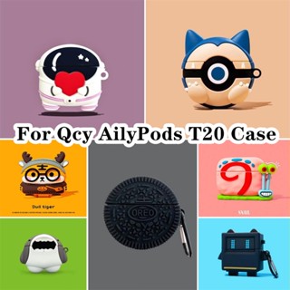 【จัดส่งรวดเร็ว】เคสหูฟัง แบบนิ่ม ลายการ์ตูนมังกร สําหรับ Qcy AilyPods T20 Qcy AilyPods T20