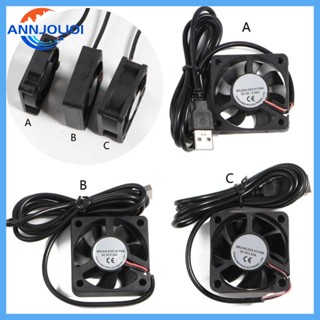 Ann พัดลมระบายความร้อน CPU DC5V 4500-5500RPM ขนาด 5x5 ซม. แบบเปลี่ยน สําหรับหม้อน้ําคอมพิวเตอร์