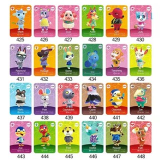 Will Animal Crossing Series 5 สวิตช์ สําหรับการ์ด Amiibo Villagers DIY NFC TAG Card สําหรับ NS No 425-448 สามารถเลือกได้