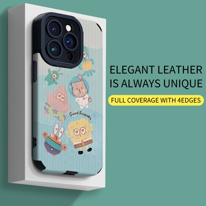 ปลอกหนังสําหรับVivo V29 V27 V27e V25 V23 V23e V30 V40 Pro Y19 Y78 Y39 Y36 Y27 Y17 Y15 Y12 Y20s Y15A iQOO 9 Z7Xน่ารักการ์ตูนกรณีนุ่ม | ZD B087 - รูปที่ 4