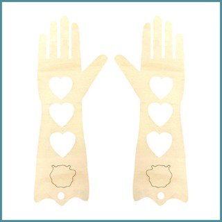 ถุงมือไม้ สําหรับถักนิตติ้ง คริสต์มาส DIY