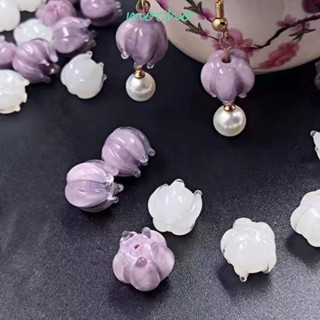 Mocho Bell Orchid Liuli ลูกปัดดอกไม้น่ารัก แฮนด์เมด สําหรับทําเครื่องประดับ สร้อยคอ ต่างหู DIY