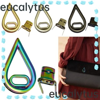 Eucalytus1 อะไหล่หัวเข็มขัดโลหะ สําหรับกระเป๋าสะพายไหล่ DIY