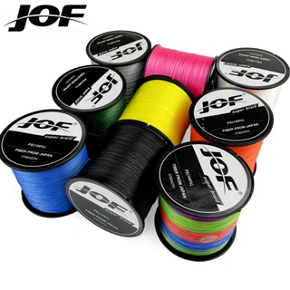 Jof สายเอ็นตกปลาน้ําเค็ม แบบถัก PE 18-78lb 500 ม. 300 ม. 100 ม. แข็งแรงมาก 8 เส้น