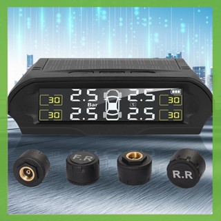 [aigoni.th] เครื่องวัดความดันลมยางรถยนต์ พลังงานแสงอาทิตย์ TPMS 400mAh DC 5V