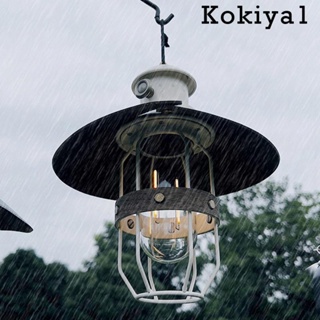 [Kokiya1] ไฟฉาย LED กันน้ํา แบบพกพา ชาร์จไฟได้ สําหรับตั้งแคมป์ บาร์บีคิว