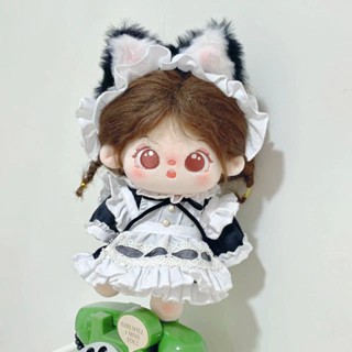 10 cm 20 cm 20 cm. ตุ๊กตาน่ารักแบบสาวใช้ ติดหูแมวสุดเฟี้ยว ตุ๊กตาฝ้าย รูปร่างเหมือนตุ๊กตาฝ้าย
