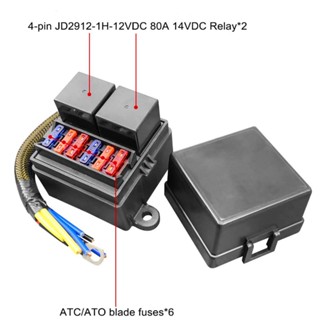 [Tachiuwa21] อะไหล่ฟิวส์รีเลย์ 12V 2 ช่อง สําหรับรถยนต์ รถบรรทุก เรือ