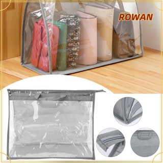 Rowans กระเป๋าเก็บของ Pvc แบบใส มีซิป กันชื้น สะดวกสบาย สําหรับแขวนตกแต่งบ้าน