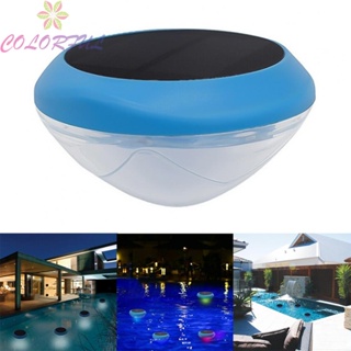 【COLORFUL】Enjoy Beautiful Color Transitions in Your Pool with Solar Floating Lights