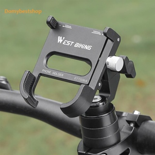 [Domybestshop.th] West BIKING อุปกรณ์เมาท์ขาตั้งอะลูมิเนียมอัลลอย อุปกรณ์เสริม สําหรับวางโทรศัพท์มือถือ ติดรถจักรยาน