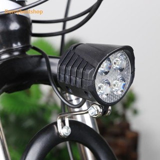 [Domybestshop.th] อะไหล่ไฟหน้า LED 48V ประหยัดพลังงาน พร้อมแตร สําหรับรถจักรยาน สกูตเตอร์