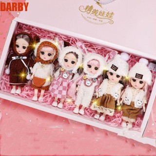 Darby bjd ชุดตุ๊กตาเจ้าหญิง แต่งตา 3D 17 ซม. DIY สําหรับเด็กผู้หญิง เด็กอนุบาล