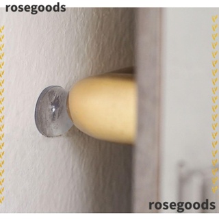 Rosegoods1 เม็ดซิลิโคน ป้องกันการชน ติดตั้งง่าย อเนกประสงค์ สําหรับติดผนังบ้าน