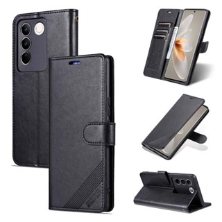 เคสโทรศัพท์หนัง PU นิ่ม กันกระแทก พร้อมกระเป๋าสตางค์ สําหรับ Vivo S16 Pro S16e Y17 Y3 Y3s U10 Y15 Y12 Y20 Y20i Y20s Y20SG Y12s Y11s