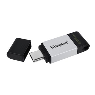 Kingston แฟลชไดร์ฟ Type-C 256GB รุ่น DT80 สีดำ