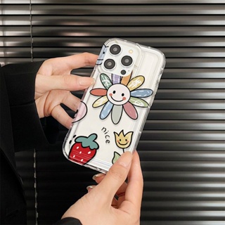 Yiki|เคสโทรศัพท์มือถือแบบนิ่ม ใส ลายดอกทานตะวัน ฤดูร้อน หลากสี สําหรับ Motorola E32 E22 G73 G72 E13 2023 G53 G9 Play G23 G13 G22 G10 G30