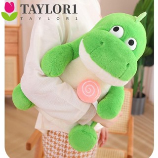 Taylor1 หมอนตุ๊กตาไดโนเสาร์น่ารัก แบบนิ่ม สีเขียว สําหรับเด็ก