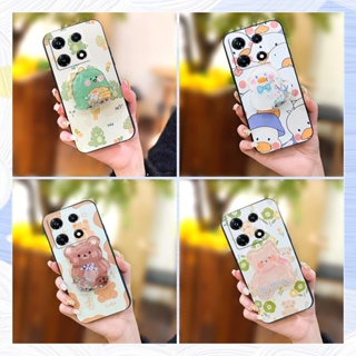 Anti-dust Back Cover Phone Case For infinix Note30 Pro/X678B TPU glisten Waterproof Durable Cartoon Soft Case protective