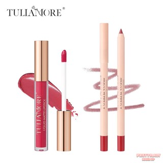 Tulla Matte Lip Glaze Non-Stick Lip Liner Set Lighten Lip Kiss Waterproof Not Easy to Stain Long Lasting Lipstick Multi Recommended [prettylady]