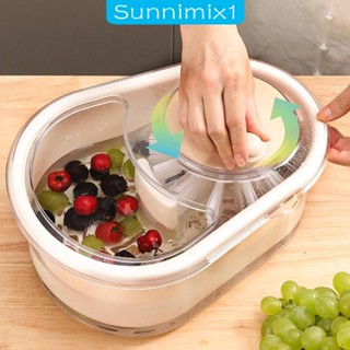 [Sunnimix1] เครื่องล้างผัก และผลไม้ ขนาดใหญ่ พร้อมฝาปิด สําหรับสลัด