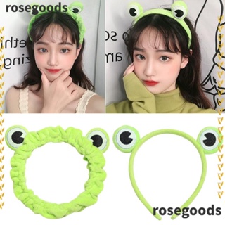 ที่คาดผม ผ้าฟลีซ แบบยืดหยุ่น ลายการ์ตูน ROSEGOODS1 เหมาะกับเล่นสปา สําหรับผู้หญิง