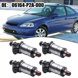 หัวฉีดน้ํามันเชื้อเพลิง คุณภาพสูง แบบเปลี่ยน สําหรับ Honda Civic 1996 2000 ชุดละ 4 ชิ้น